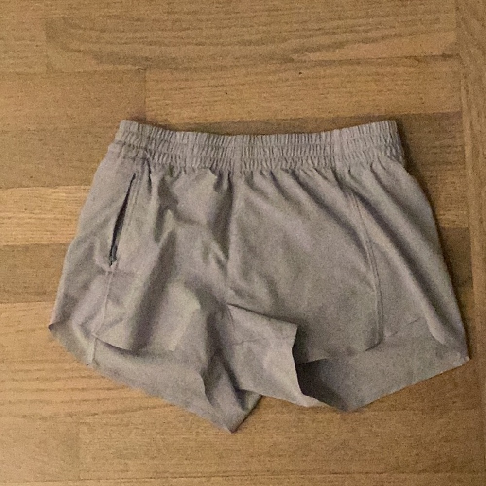 Athleta Girl shorts light blue.